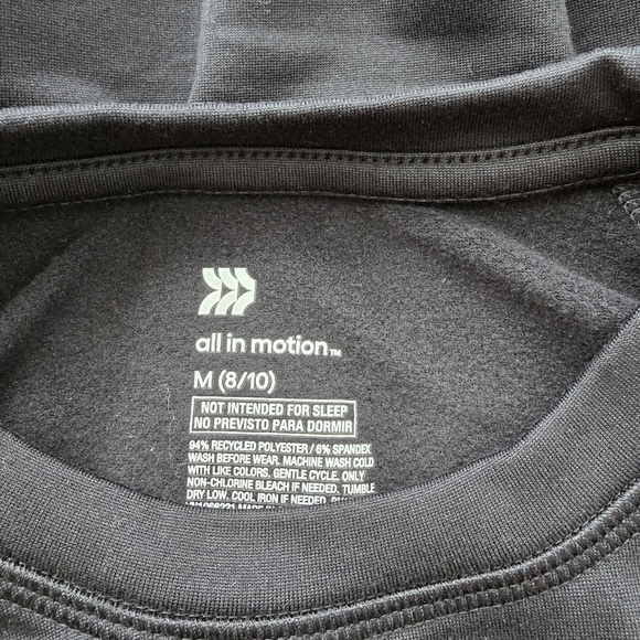 all in motion Other - All in Motion Black Fleece Thermal Set